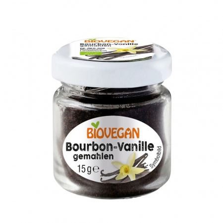 Alimente bio - Pudra de Bourbon vanilie ecologica, 15 g