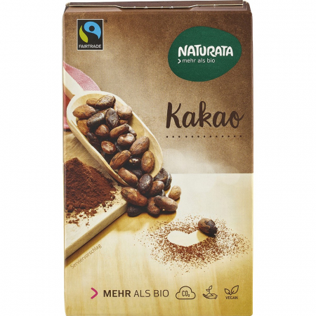 Cacao bio - Pudra de cacao usor degresata, 125 g