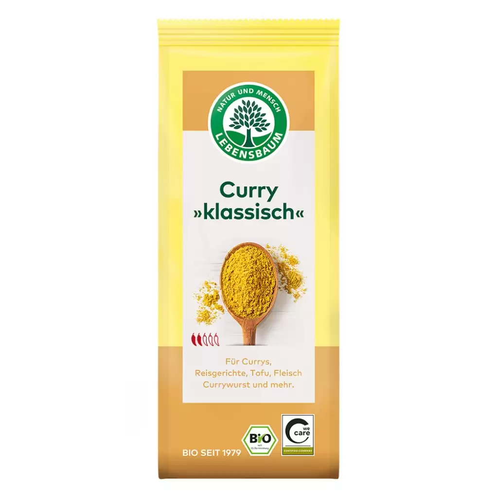 Condimente bio - Pudra de curry clasic, eco, 50 g