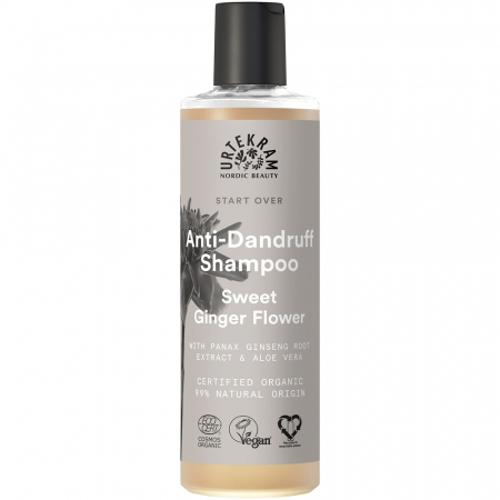 Sampoane si ingrijirea parului - Sampon antimatreata cu flori de ghimbir, ginseng si aloe vera, 250 ml