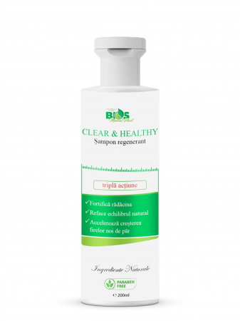 Unguente si lotiuni naturale - Sampon Regenerant, 200 ml, Bios Mineral Plant