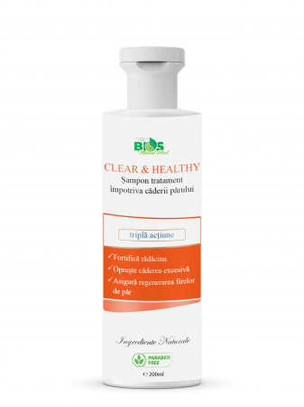 Unguente si lotiuni naturale - Sampon tratament impotriva caderii parului, 200 ml, Bios Mineral Plant