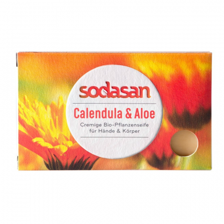 Sapun bio - Sapun bio cu calendula si aloe, 100 g