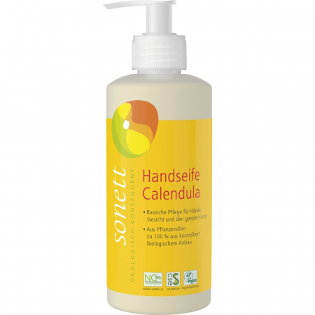 Cosmetice ecologice - Sapun lichid cu galbenele, 300 ml