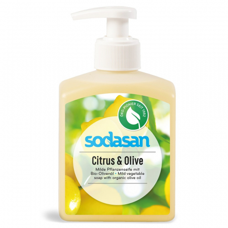 Cosmetice ecologice - Sapun lichid cu lamaie si masline, 300 ml