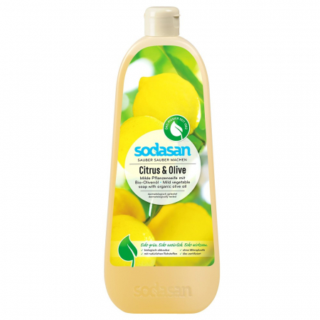 Sapun bio - Sapun lichid cu lamaie si masline REZERVA, 1 L