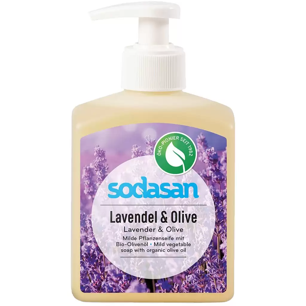 Sapun bio - Sapun lichid cu lavanda si masline bio, 300 ml