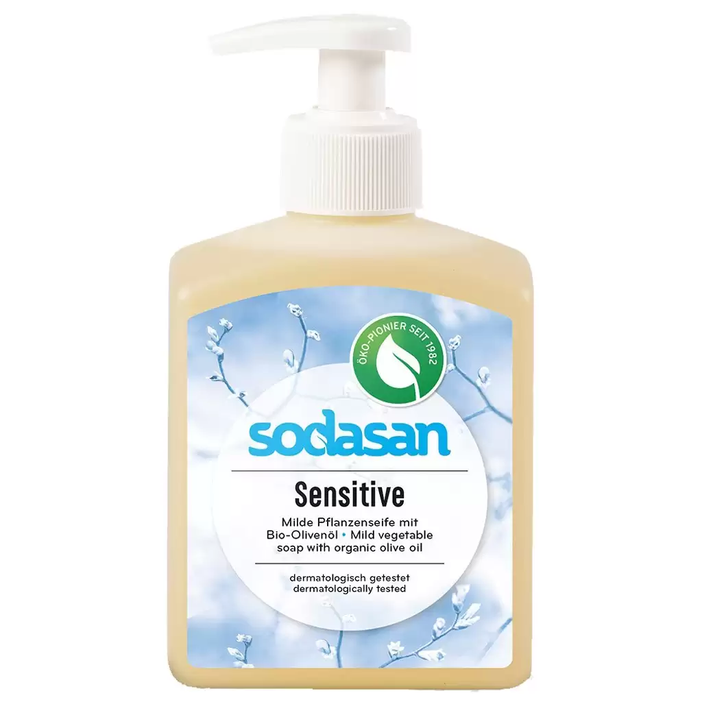 Sapun bio - Sapun lichid pentru ingrijire naturala sensitiv, 300 ml