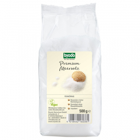 Sare si mixuri de sare - Sare de mare fina neiodata, 500 g