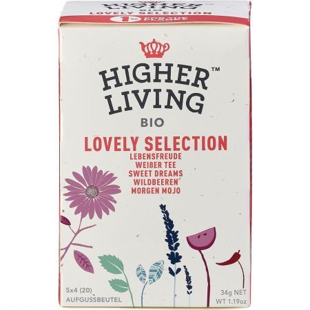 Ceai bio la plic - Selectie de ceaiuri, 34 g