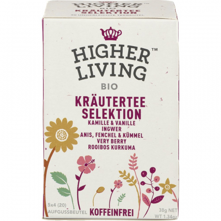 Selectie de ceaiuri din plante bio, 38 g