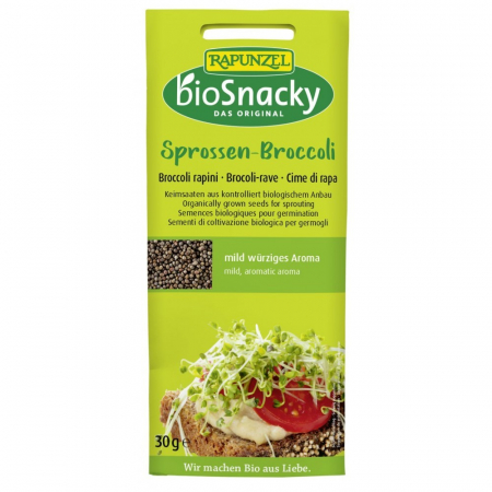 Seminte bio pentru germinat - Seminte bio de broccoli pentru germinat, 30 g