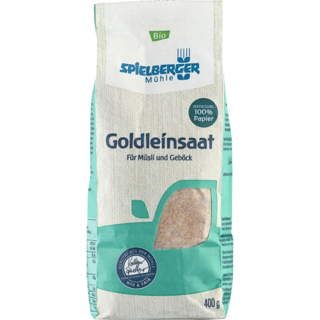 Seminte bio de in auriu, 400 g