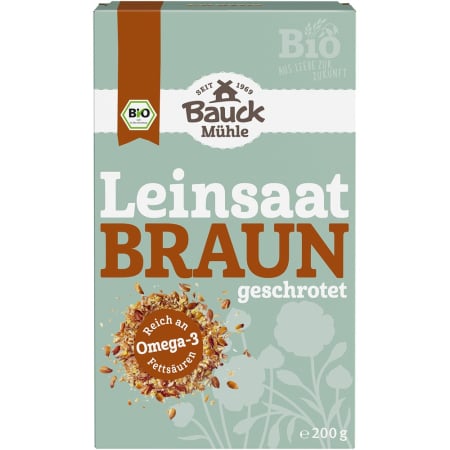 Fructe, nuci, alune si seminte - Seminte bio de in maro, 200 g