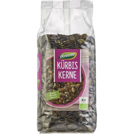 Seminte bio din plante oleaginoase - Seminte decojite de dovleac bio, 500 g