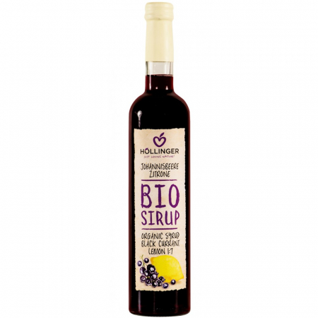 Sirop bio - Sirop bio de coacaze negre si lamaie, 500 ml