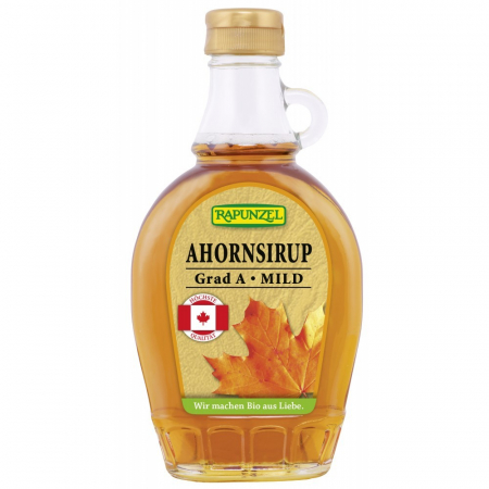 Indulcitori bio - Sirop de arţar bio grad A deschis, uşor, 250 ml