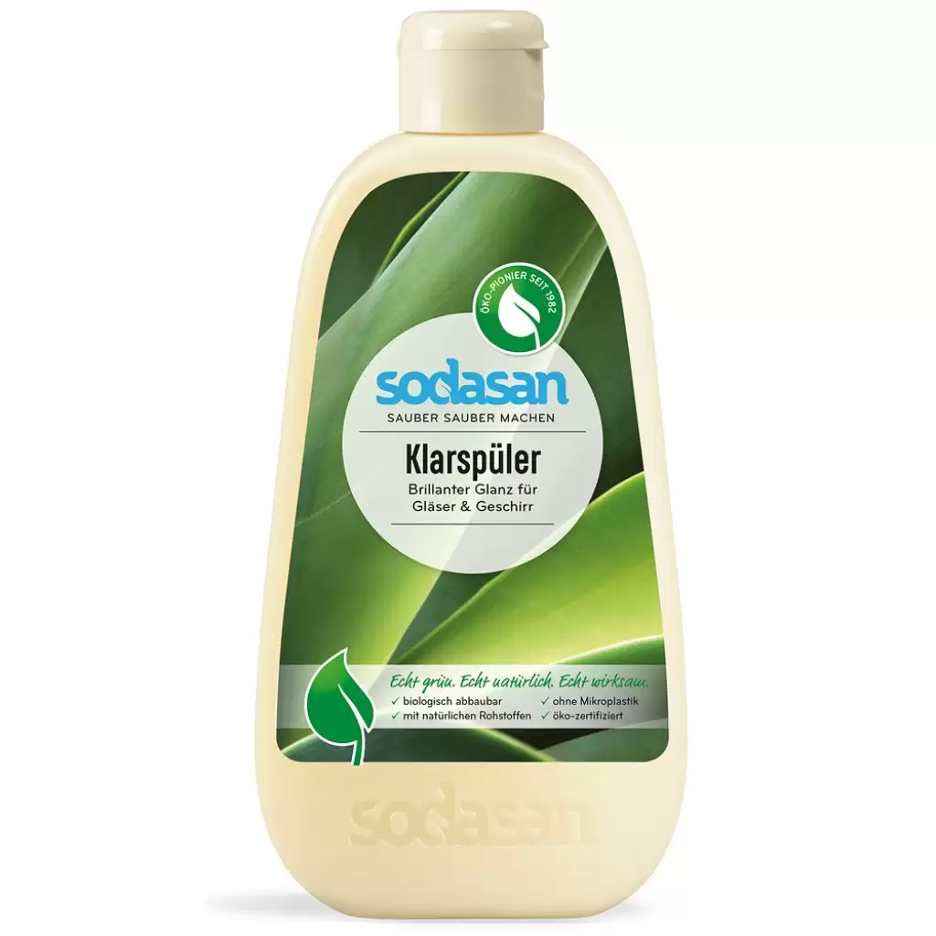 Detergenti bio de vase - Solutie clatire pentru masina de spalat vase, 500 ml