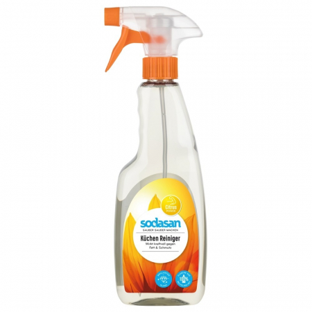 Curatare ecologica casa si bucatarie - Solutie cu pulverizator pentru curatat bucataria, 500 ml