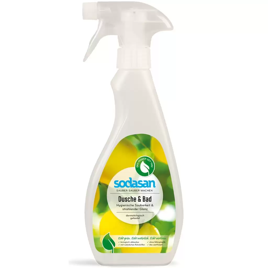 Curatare ecologica casa si bucatarie - Solutie pentru curatat dusul si baia, 500 ml