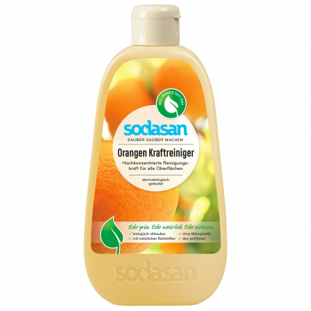 Curatare ecologica casa si bucatarie - Solutie universala de curatat cu portocala, 500 ml