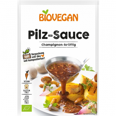 Condimente bio - Sos bio de ciuperci la plic, 27 g