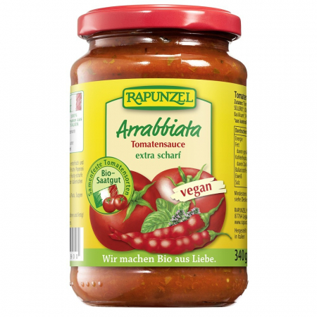 Produse din tomate - Sos de tomate Arrabbiata, 340 g