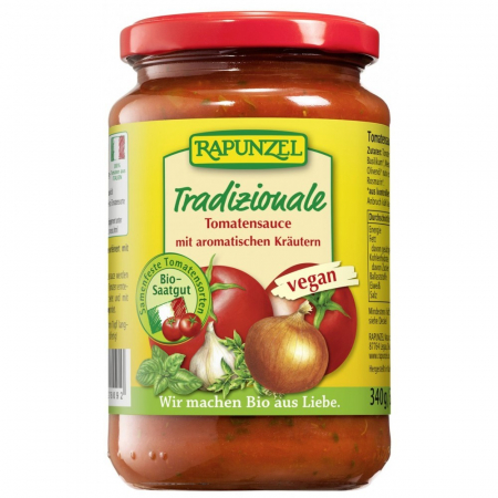 Produse din tomate - Sos vegan de tomate Traditional, 340 g