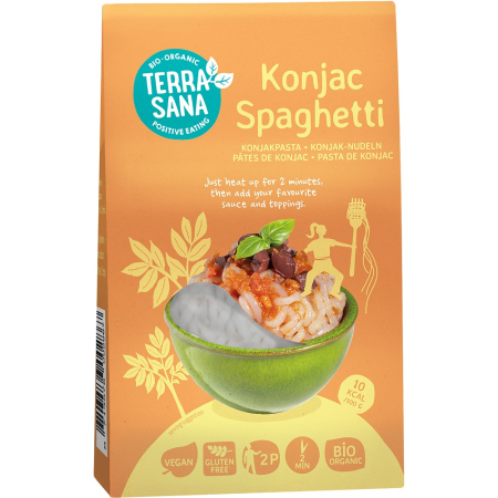 Alimente bio - Spaghete Konjac bio, fara gluten, 250 g