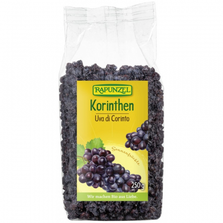 Fructe, nuci, alune si seminte - Stafide bio Corinth, 250 g