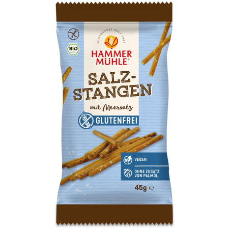 Alimente bio - Sticksuri cu sare, fara gluten, eco, 45 g