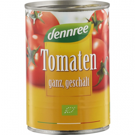 Produse din tomate - Tomate bio la conserva, 400 g