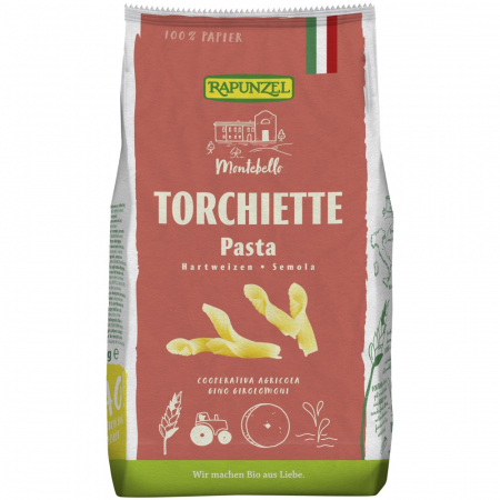 Paste si fidea - Torchiette semola bio, 500 g