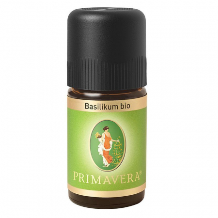 Cosmetice ecologice - Ulei esential cu busuioc bio, 5 ml