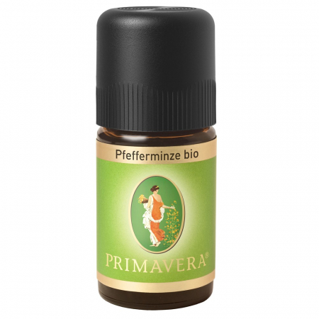 Cosmetice ecologice - Ulei esential cu menta piperata bio, 5 ml