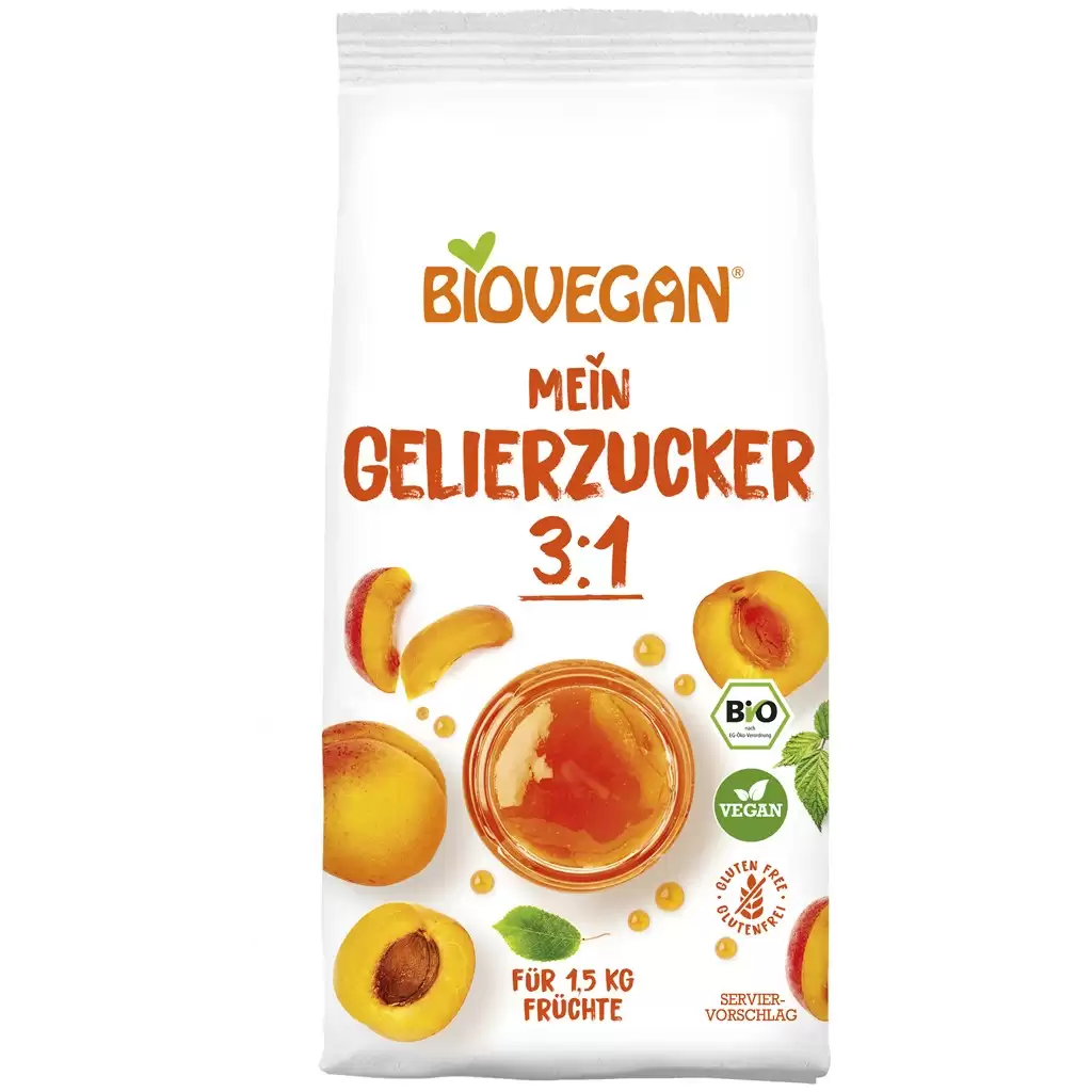 Ingrediente patiserie bio - Zahar gelifiant 3:1,  fara gluten, eco, 500 g