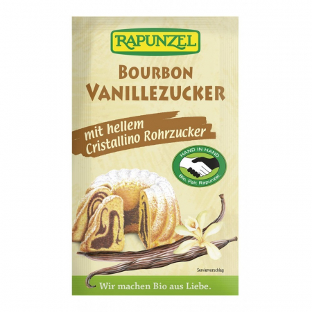 Ingrediente patiserie bio - Zahar vanilie Bourbon alb, 32 g