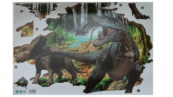 Autocolant 3D - Dinozauri - 100x86 cm [8]