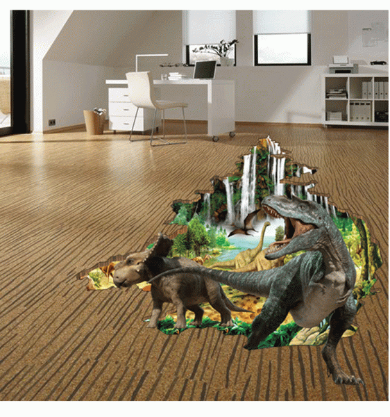 Autocolant 3D - Dinozauri - 100x86 cm [2]
