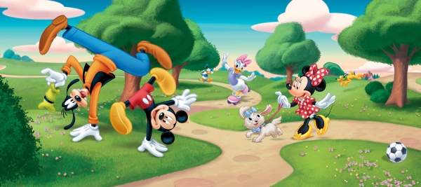 Fototapet Disney - Clubul lui Mickey Mouse in Parc [1]