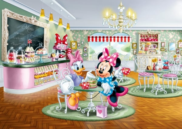 Fototapet Minnie si Daisy la Restaurant [1]