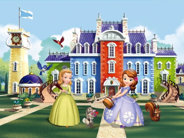 Fototapet Disney - Printesa Sofia si Printesa Amber [1]
