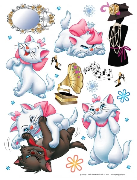Sticker Pisicile aristocrate - Cats - 65X85cm - DK1708 [1]