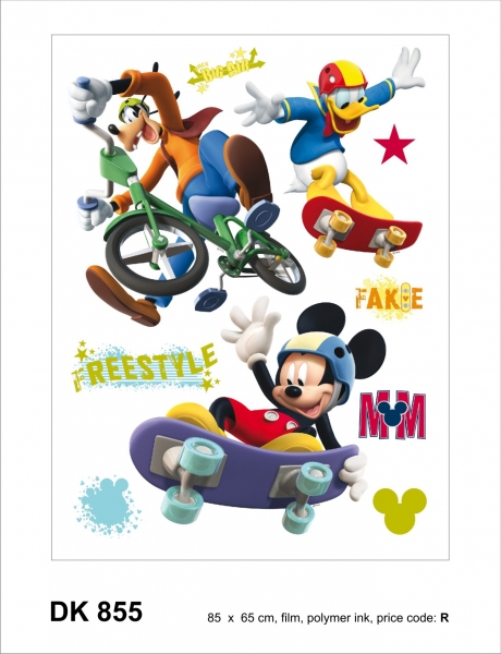 Sticker Mickey Freestyle - 65x85cm - DK855 [2]