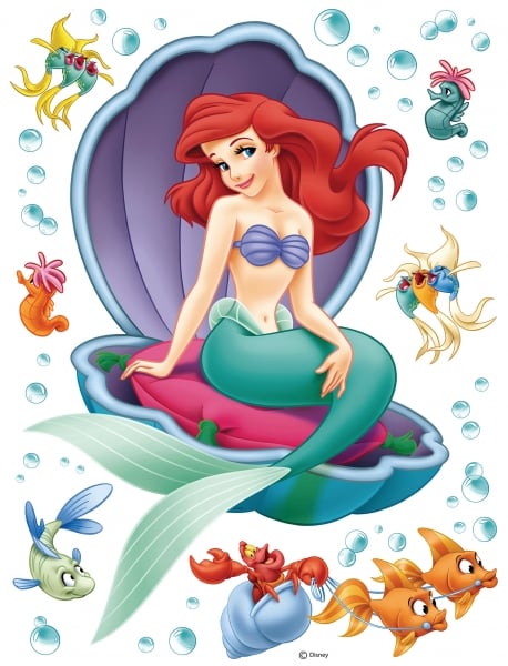 Sticker Micuta Sirena - Ariel - 65x85cm - DK864 [1]