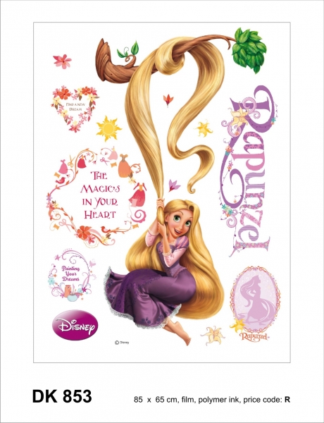 Sticker Rapunzel - 65x85cm - DK853 [2]