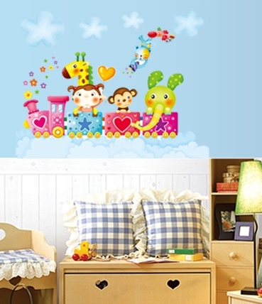 Sticker Camera Bebe Trenuletul Roz