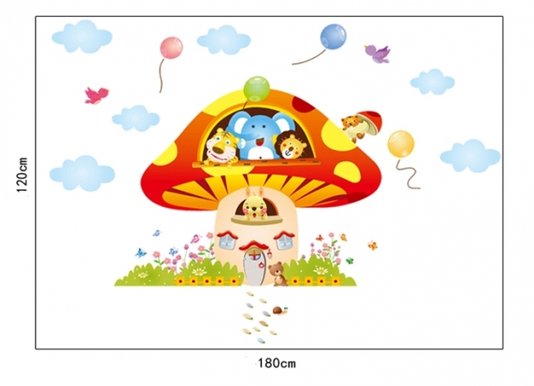 Sticker camere copii - Ciuperca uriasa [5]