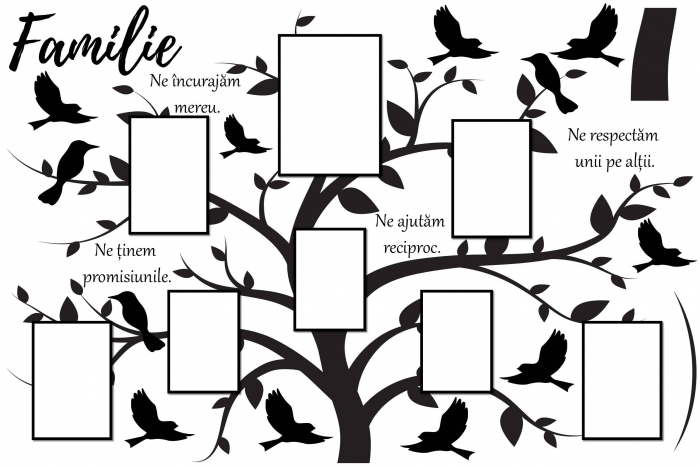 Sticker decorativ - Copacul Familiei [2]
