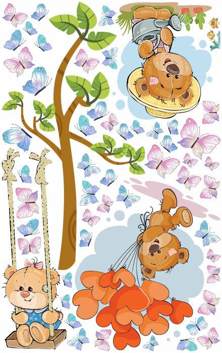 Sticker pentru copii - Ursuleti [3]